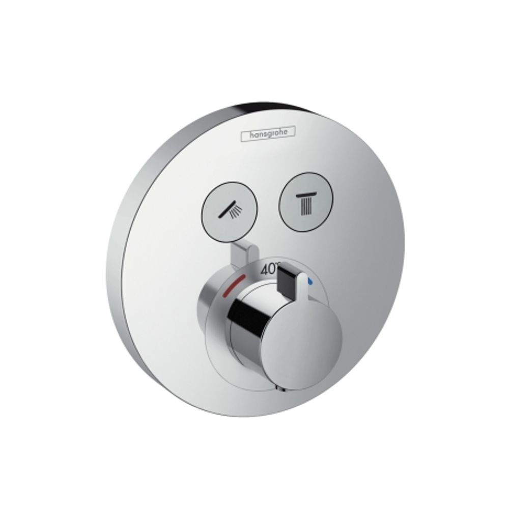 https://raleo.de:443/files/img/11eeea1ffb5ee4d092906bba4399b90c/size_l/Hansgrohe-HG-Thermostat-Unterputz-ShowerSelect-S-Fertigset-2-Verbraucher-chrom-15743000 gallery number 1